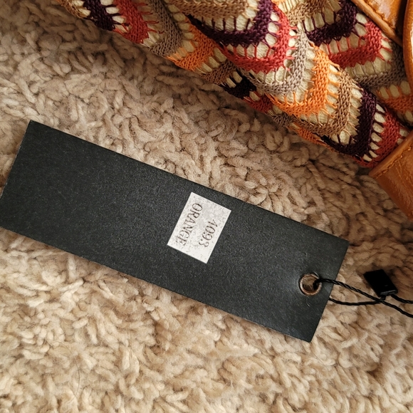 Street Level Woven Messrnger / Attache Bag. New With Tags, Vegan Leather - Picture 4 of 8